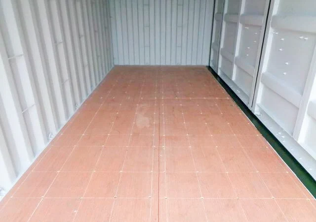 conteneur vert de 6 mètres (20 pieds) avec côté ouvert conteneur vert de 6 mètres (20 pieds) avec côté ouvert
