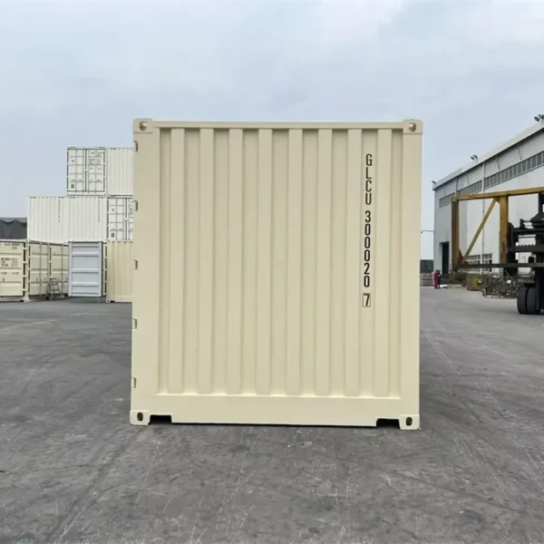 conteneur maritime beige neuf de 20 pieds à ouverture latérale