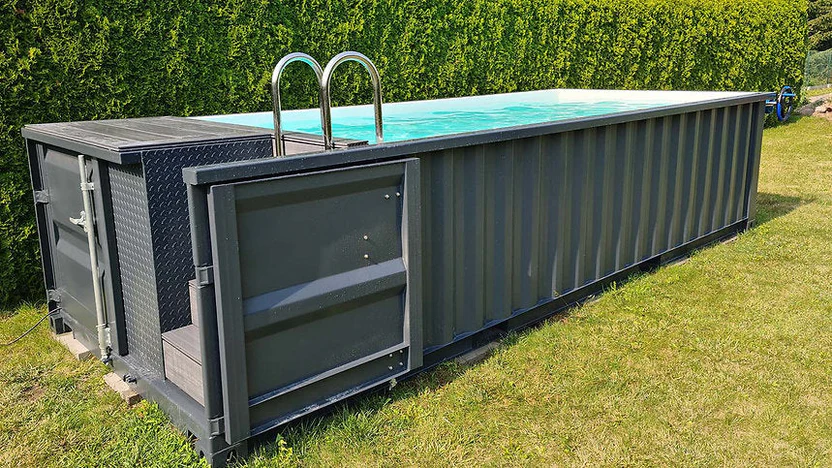 piscine conteneur 6,2 m x 2,5 m jet swim