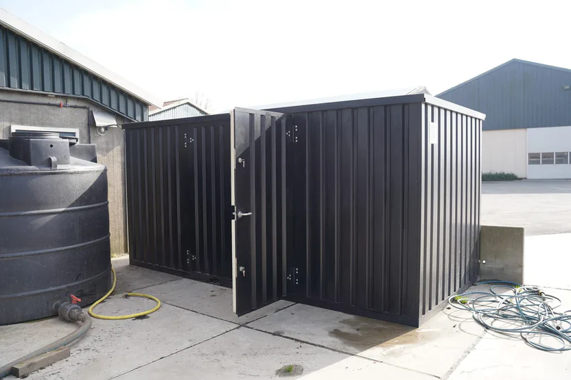 conteneur de stockage de 5 x 2 mètres – avec double porte conteneur de stockage de 5 x 2 mètres – avec double porte