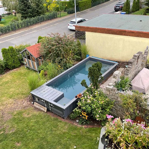 piscine conteneur 6,2 m x 2,5 m jet swim