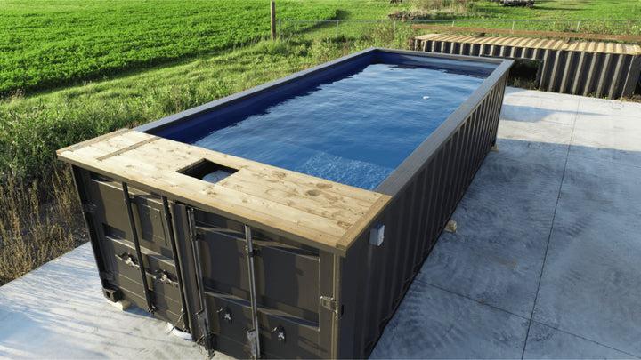 piscine conteneur « one tripper » de 6 m x 6 m
