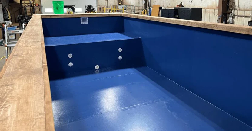 piscine conteneur « one tripper » de 6 m x 6 m