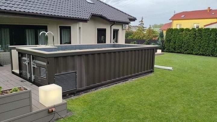 piscine conteneur « one tripper » de 6 m x 6 m