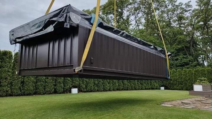 piscine conteneur « one tripper » de 6 m x 6 m