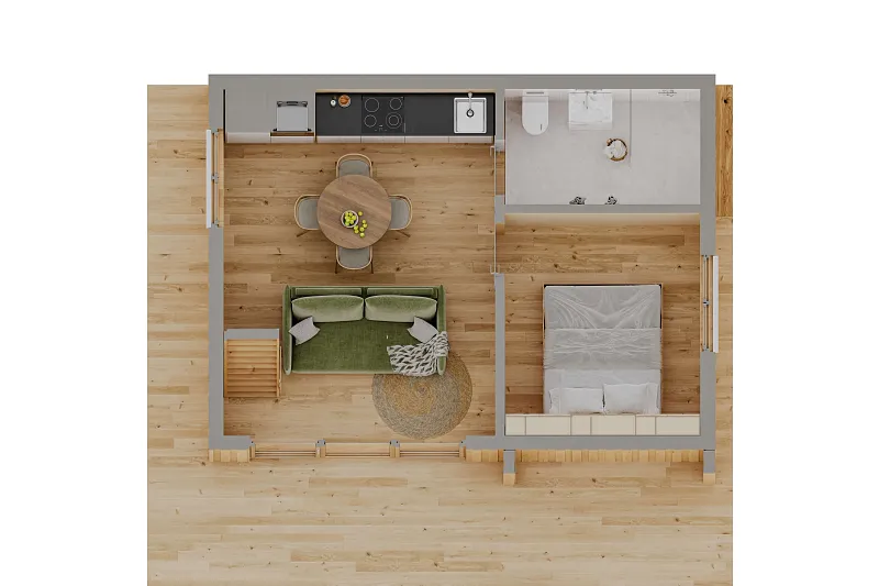 chalet 54 m² en bois kit re2020 avec permis de construire sete v8 a2 chalet 54 m² en bois kit re2020 avec permis de construire sete v8 a2