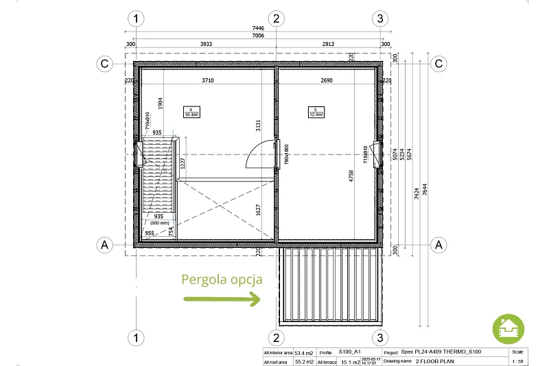 chalet 54 m² en bois kit re2020 avec permis de construire sete v8 a2 chalet 54 m² en bois kit re2020 avec permis de construire sete v8 a2