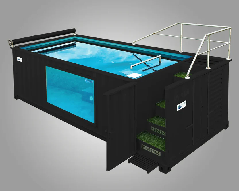 piscine panoramique en conteneur de 6,05 x 2,44 m piscine panoramique en conteneur de 6,05 x 2,44 m